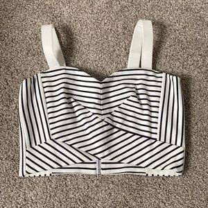 Rebecca minkoff Striped crop top